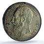 Belgium 5 francs King Leopold II Coinage KM-24 MS62 PCGS silver coin 1870