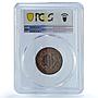 Spain Barcelona 5 centimos Catalanist Union Horsemans MS64 PCGS bronze coin 1900