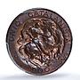 Spain Barcelona 5 centimos Catalanist Union Horsemans MS64 PCGS bronze coin 1900