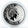 Australia 1 dollar Year of the Ox Lunar Calendar Series I silver coin 2007