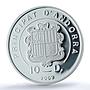 Andorra 10 diners Chopin Paris KM-322 Music Composer PR 70 PCGS silver coin 2009