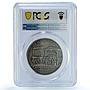 Germany Third Reich Railway Nuremberg Furth Train SP63 PCGS silver medal 1935