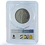 Belgian Congo 1 franc King Albert I French Text KM-20 MS65 PCGS CuNi coin 1922