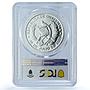 Guatemala 1 quetzal Pedro Betancourt KM-287 Religion PR 69 PCGS silver coin 2002