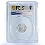 Mongolia 10 mongo Republic Coinage China Mint KM-24 MS66 PCGS aluminum coin 1959