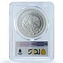 Mexico 1 onza Libertad Angel of Independence KM-613 MS 68 PCGS silver coin 1999