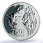 Colombia 750 pesos Hummingbird KM-265 Wildlife Fauna MS 66 PCGS silver coin 1978