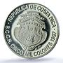 Costa Rica 5000 colones Columbus Colon KM-235 PR 62 PCGS silver coin 1997