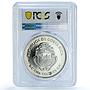 Costa Rica 100 colones Year of the Child KM-206 Bird MS 66 PCGS silver coin 1979