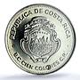 Costa Rica 100 colones Year of the Child KM-206 Bird MS 66 PCGS silver coin 1979