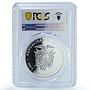 Ecuador 1 sucre Guayaquil Independence Heroes Column PR 69 PCGS silver coin 2025