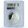 Laos 50000 kip Saint Nicholas Religion Orthodox PL 70 PCGS silver coin 2015