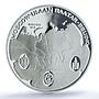 Mongolia 500 togrog Moscow Beijing Railroad No Trains PR68 PCGS silver coin 1995