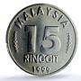 Malaysia 15 ringgit Formula One F1 Grand Prix KM-68 PR65 PCGS CuNi coin 1999
