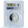 Mozambique 500 meticais Independence KM-104 PR 68 PCGS silver coin 1980