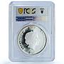 Niue 2 dollars Bruce Lee w/ Nunchaku Cinema Actor PR 69 PCGS silver coin 2015