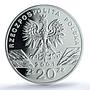 Poland 20 zlotych Swallowtail Machaon Y#415 Butterfly PR67 PCGS silver coin 2001