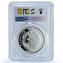 Turkiye 10000 lira Int. Peace Year KM-1022 Dove Bird PR 66 PCGS silver coin 1986
