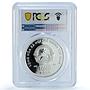 Vietnam 10000 dong Year Snake Coloured KM-58 Lunar PR 68 PCGS silver coin 2011