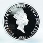 Niue 2 dollars Fortune Dream Luck Fate Destiny silver coin 2012