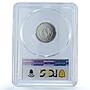 Mexico 1/10 onza Libertad Angel Independence KM-543 MS 67 PCGS silver coin 1992