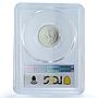 Mexico 1/10 onza Libertad Angel Independence KM-610 MS 68 PCGS silver coin 1996