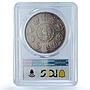 Mexico 1 onza Libertad Angel of Independence KM-639 MS 66 PCGS silver coin 2005