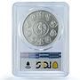 Mexico 1 onza Libertad Angel of Independence KM-639 MS 67 PCGS silver coin 2006