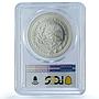 Mexico 1 onza Libertad Angel of Independence KM-613 MS 69 PCGS silver coin 1996