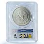 Mexico 100 pesos Oil Nationalization KM-533 Cardenas MS 67 PCGS silver coin 1988