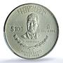 Mexico 100 pesos Oil Nationalization KM-533 Cardenas MS 67 PCGS silver coin 1988