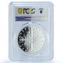 Slovakia 500 korun Mala Fatra Park KM-56 Wildlife PR 69 PCGS silver coin 2001