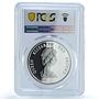 St. Kitts Nevis 20 dollars Independence KM-2 Ship PR 67 PCGS silver coin 1983