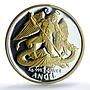Isle of Man 1 oz Angel Archangel Michael Gilt KM-522 PR 66 PCGS silver coin 1995