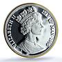 Isle of Man 1 oz Angel Archangel Michael Gilt KM-522 PR 66 PCGS silver coin 1995