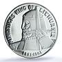 Lithuania Declaration of Restoration Mindaugas SP 66 PCGS silver medal 1968