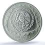 Mexico 5 pesos Serpiente Craneo KM-666 Precolombina MS 68 PCGS silver coin 1998