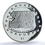 Mexico 5 pesos Serpiente Craneo KM-666 Precolombina PR 69 PCGS silver coin 1998