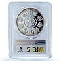 Mexico 1 onza Libertad Angel of Independence KM-639 PR 67 PCGS silver coin 2004