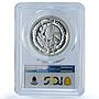 Mexico 1 onza Libertad Angel of Independence KM-494.3 PR70 PCGS silver coin 1991