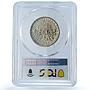 France 5 francs Republic Piedfort KM-P404 Sower SP 69 PCGS silver coin 1968
