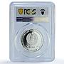 Transnistria 100 roubles Ivasik Telesik Folk Tales Child PL70 PCGS Ag coin 2006