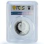 Transnistria 100 roubles Pisces Zodiac Signs Fish PL 70 PCGS silver coin 2005
