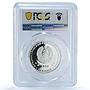 Transnistria 100 roubles Taurus Zodiac Signs Bull PL 70 PCGS silver coin 2005