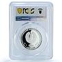 Transnistria 100 roubles Libra Zodiac Signs Scales PL 70 PCGS silver coin 2005