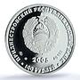 Transnistria 100 roubles Libra Zodiac Signs Scales PL 70 PCGS silver coin 2005