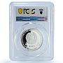 Transnistria 100 roubles Scorpio Zodiac Signs PL 70 PCGS silver coin 2005
