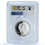 Transnistria 100 roubles Gemini Zodiac Signs Children PL70 PCGS silver coin 2005
