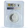 Transnistria 10 roubles Epoch Aquarius Zodiac Signs PL 70 PCGS silver coin 2007