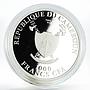 Cameroon 1000 francs Year of the Dragon gilded silver coin 2012